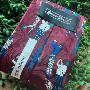 Barry Wells Golfing tie - Let's Bougie